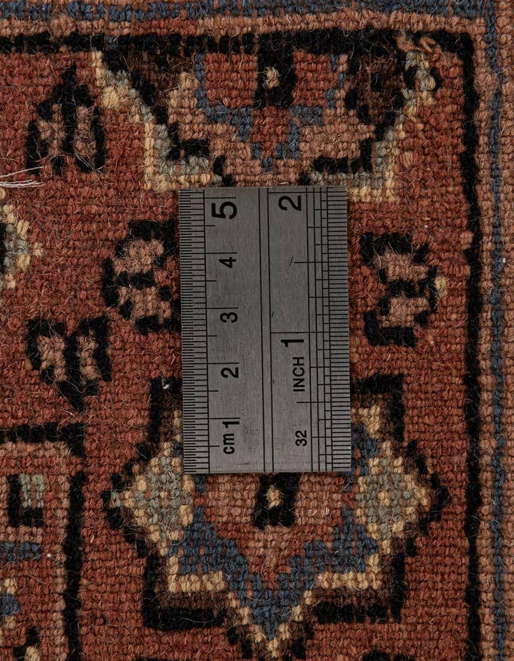 Detail image of  3' 1 x 5'  Hand Knotted Bokhara Oriental Wool Rug
