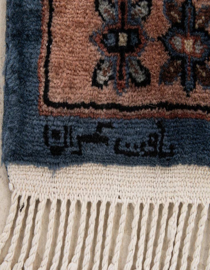 Detail image of  3' 1 x 5'  Hand Knotted Bokhara Oriental Wool Rug