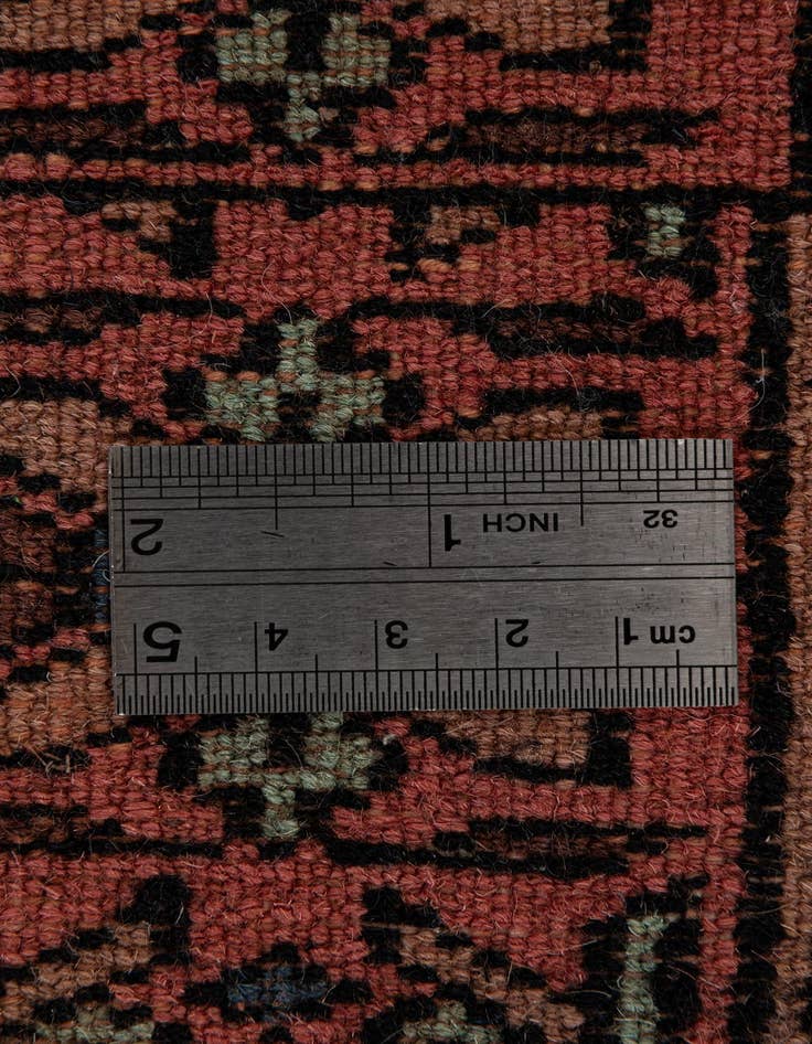 Detail image of  4' 3 x 6'  Hand Knotted Bokhara Oriental Wool Rug