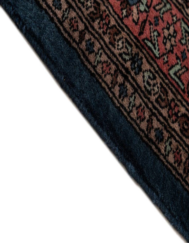 Detail image of  4' 3 x 6'  Hand Knotted Bokhara Oriental Wool Rug