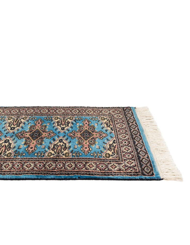 Detail image of  2' 1 x 3' 2  Hand Knotted Bokhara Oriental Rug