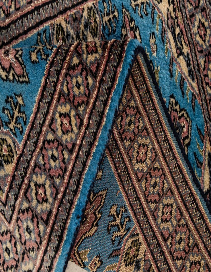 Detail image of  2' 1 x 3' 2  Hand Knotted Bokhara Oriental Rug