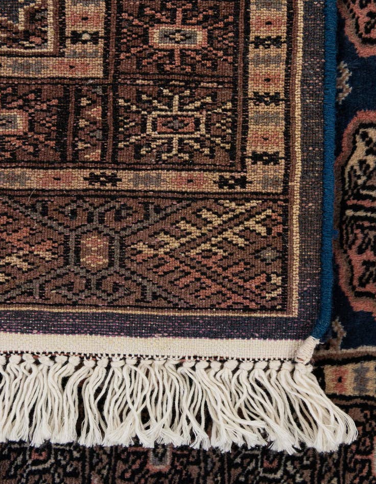 Detail image of  2' 2 x 3'  Hand Knotted Bokhara Oriental Wool Rug