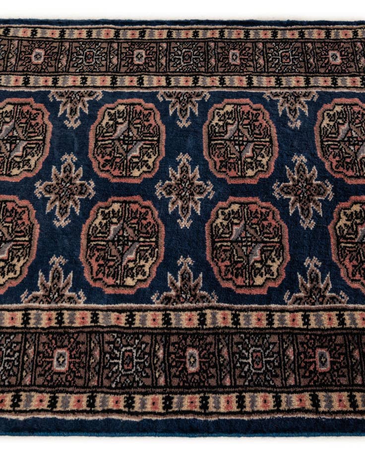 Detail image of  2' 2 x 3'  Hand Knotted Bokhara Oriental Wool Rug