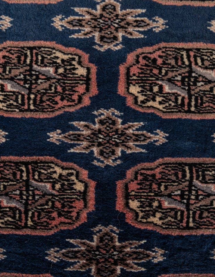 Detail image of  2' 2 x 3'  Hand Knotted Bokhara Oriental Wool Rug