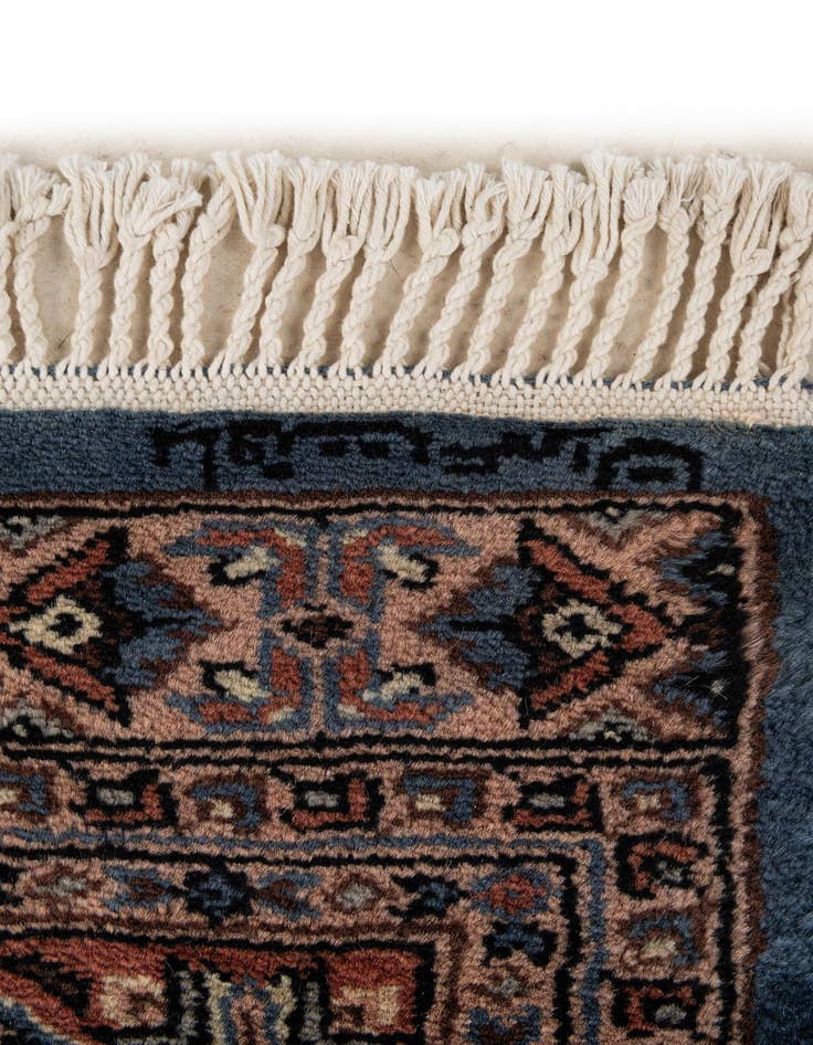 Detail image of  4' 2 x 6' 7  Hand Knotted Bokhara Wool Rug