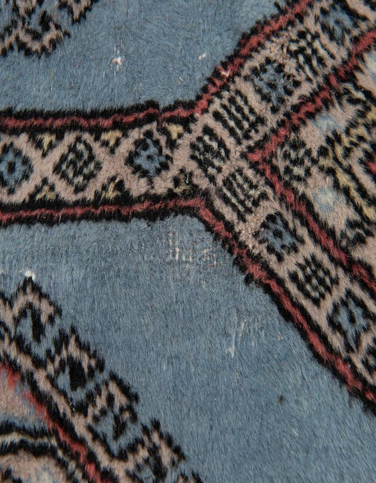 Detail image of  2' 9 x 4'  Hand Knotted Bokhara Wool Rug