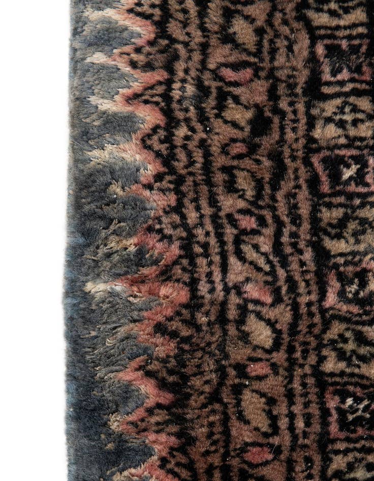 Detail image of  6' 2 x 8' 10  Hand Knotted Bokhara Oriental Rug