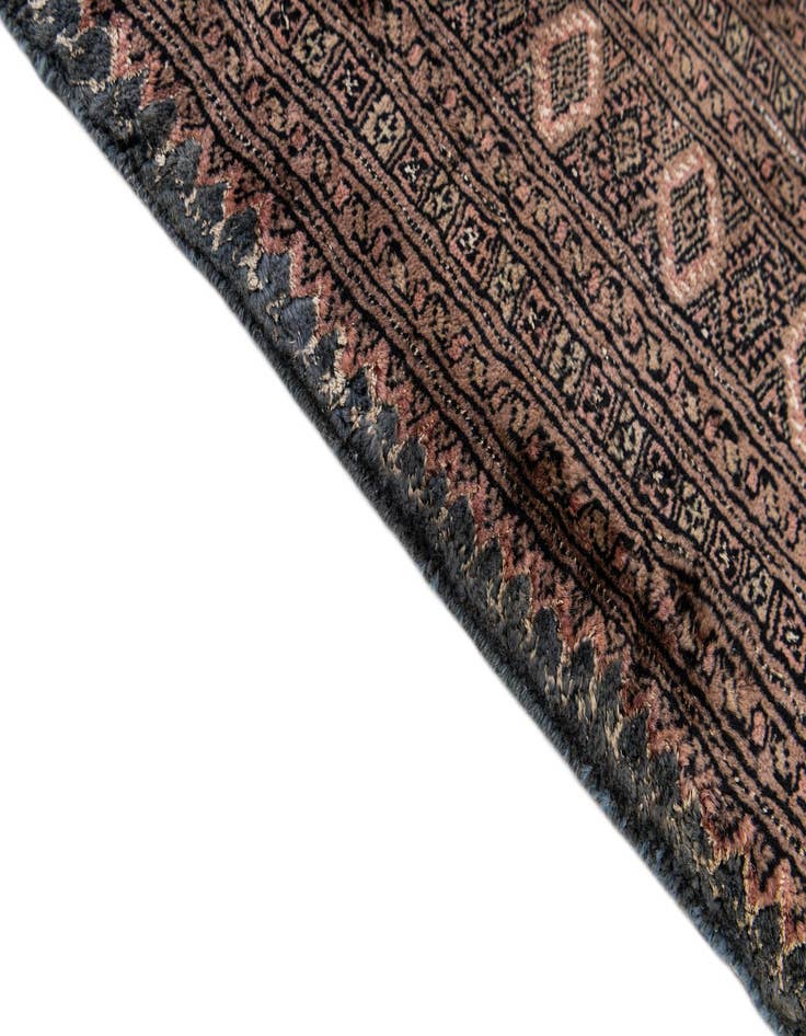 Detail image of  6' 2 x 8' 10  Hand Knotted Bokhara Oriental Rug