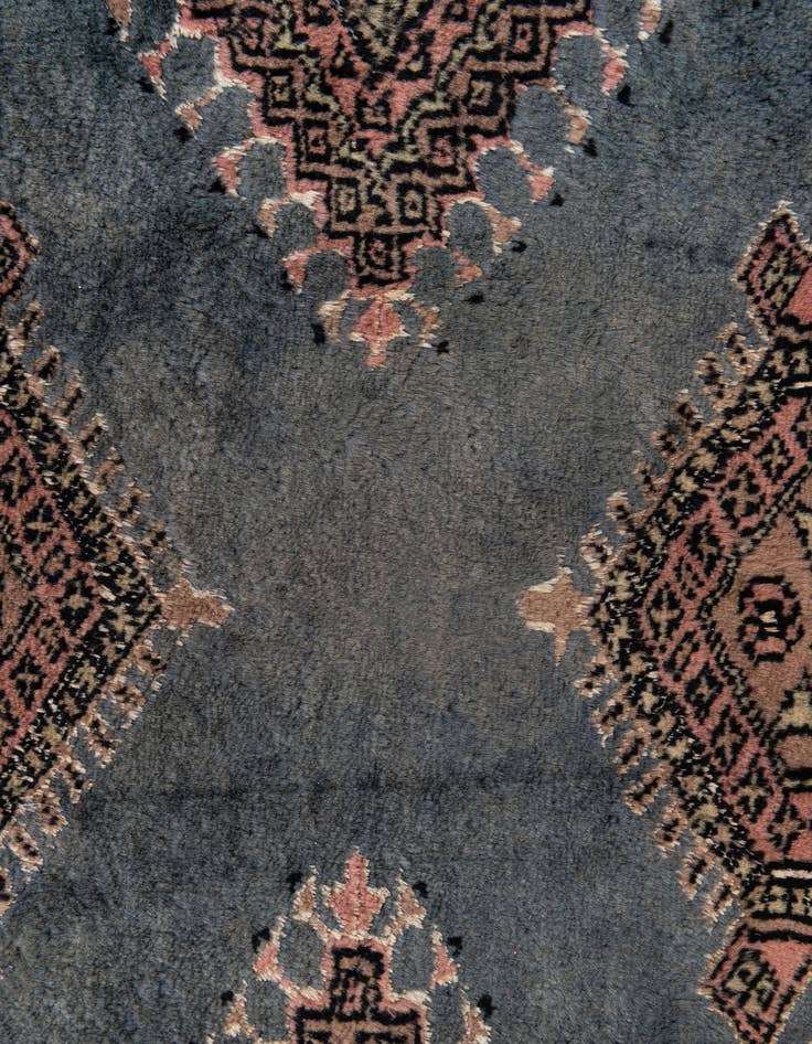 Detail image of  6' 2 x 8' 10  Hand Knotted Bokhara Oriental Rug