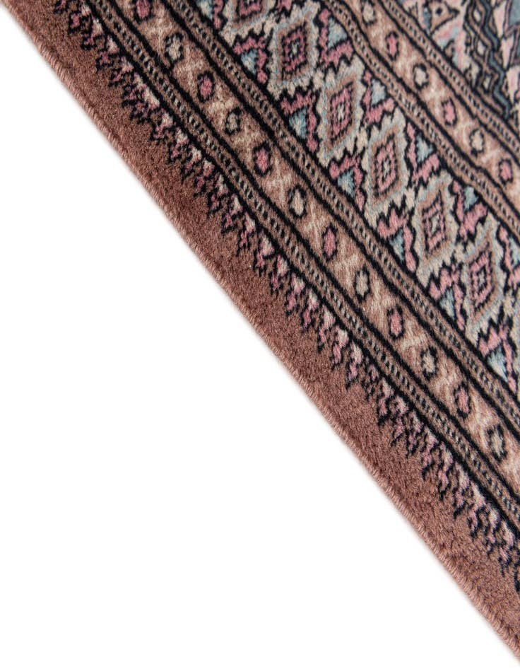 Detail image of  2' 7 x 4'  Hand Knotted Bokhara Oriental Wool Rug