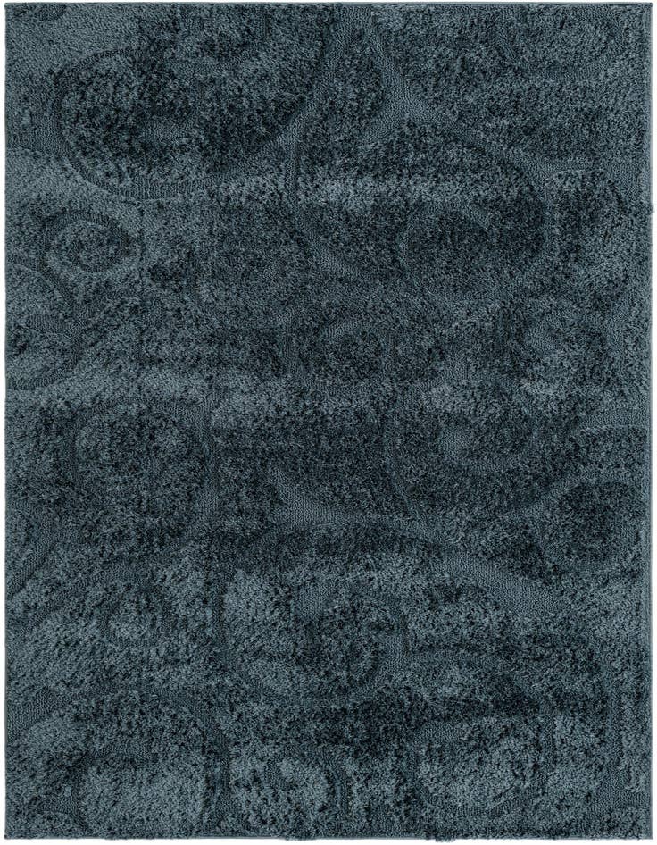 Detail image of  5' x 8' Botanical Shag Rug