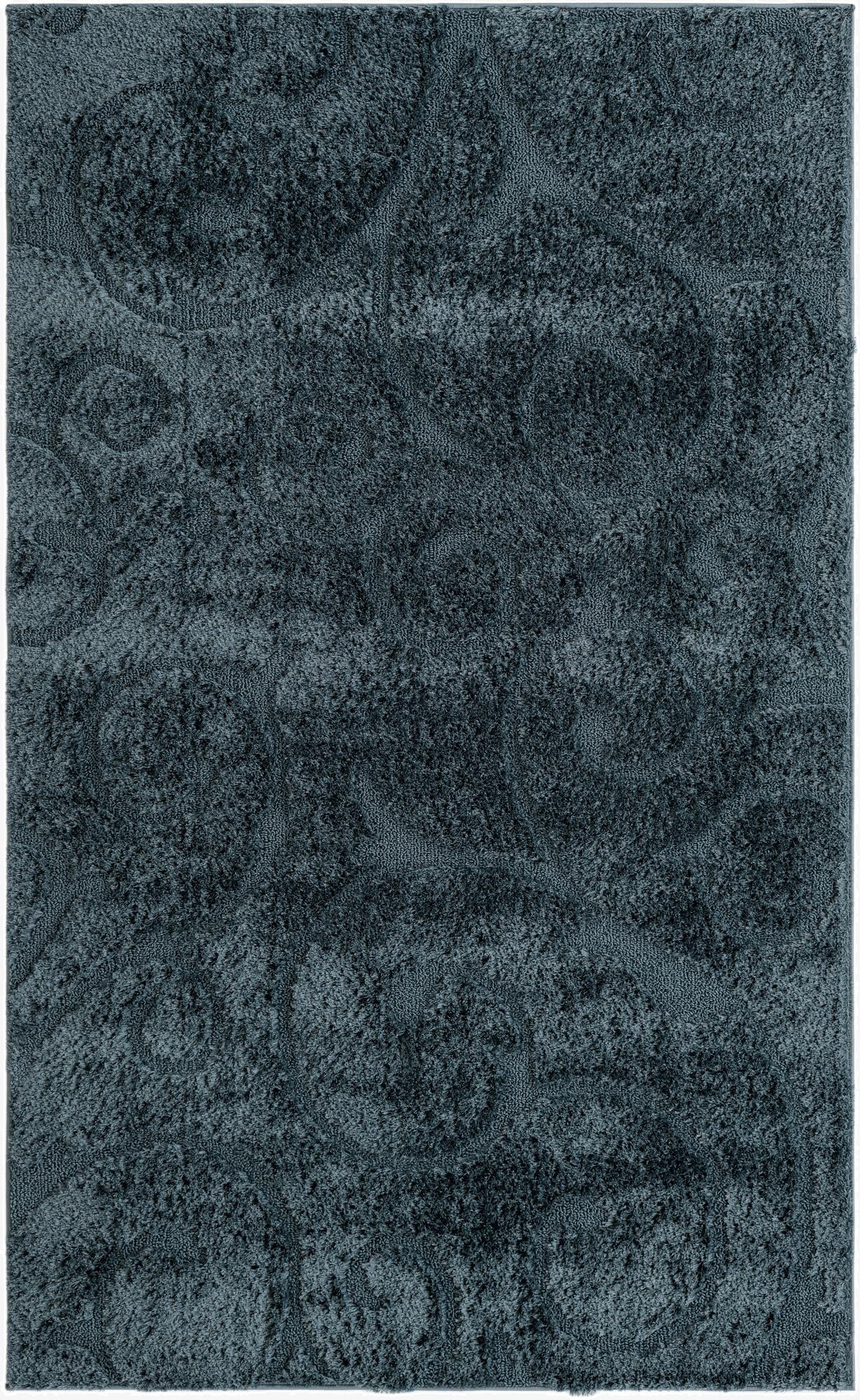  5' x 8' Botanical Shag Rug