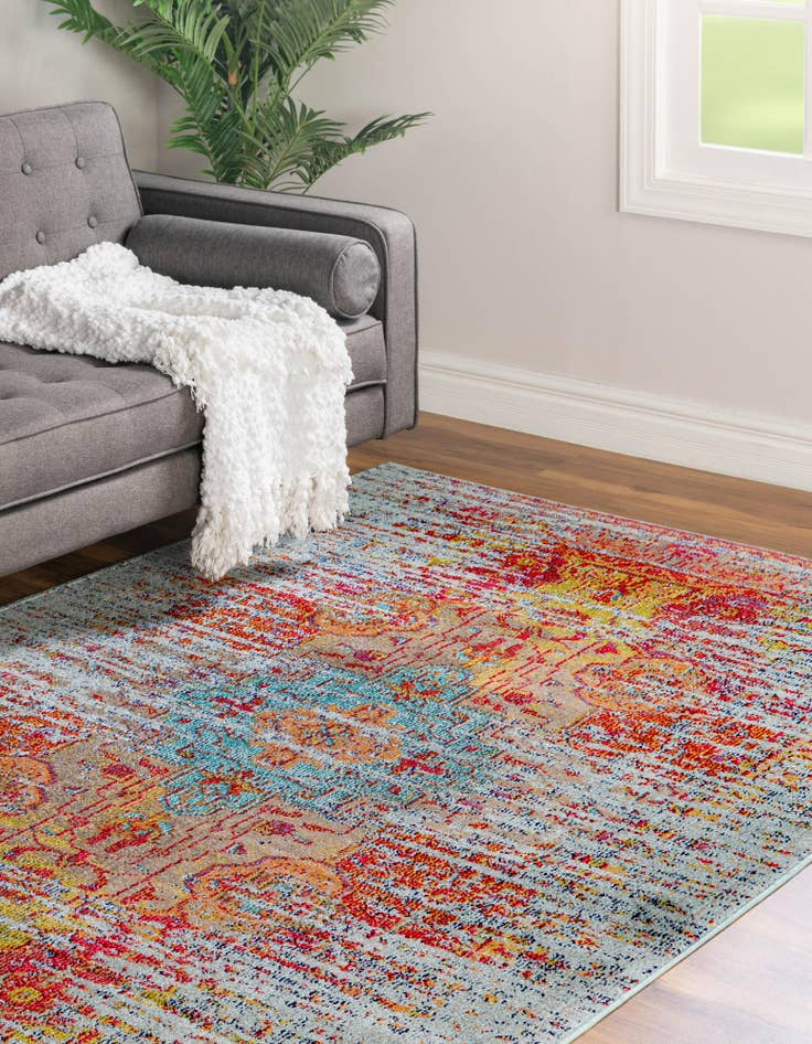 Detail image of  8' x 10'  Washable Carnevale Rug