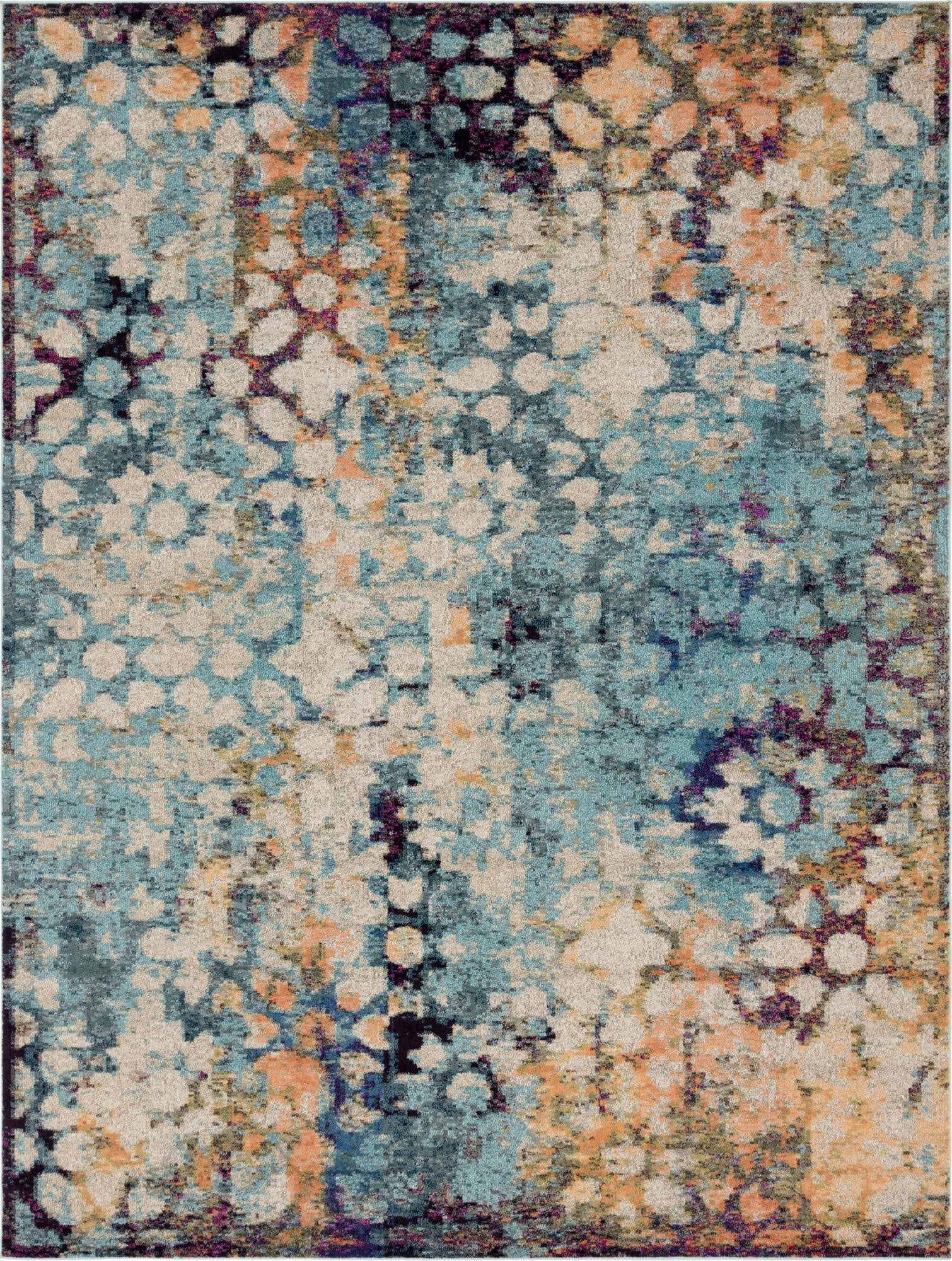  9' 10 x 13'  Washable Carnevale Rug