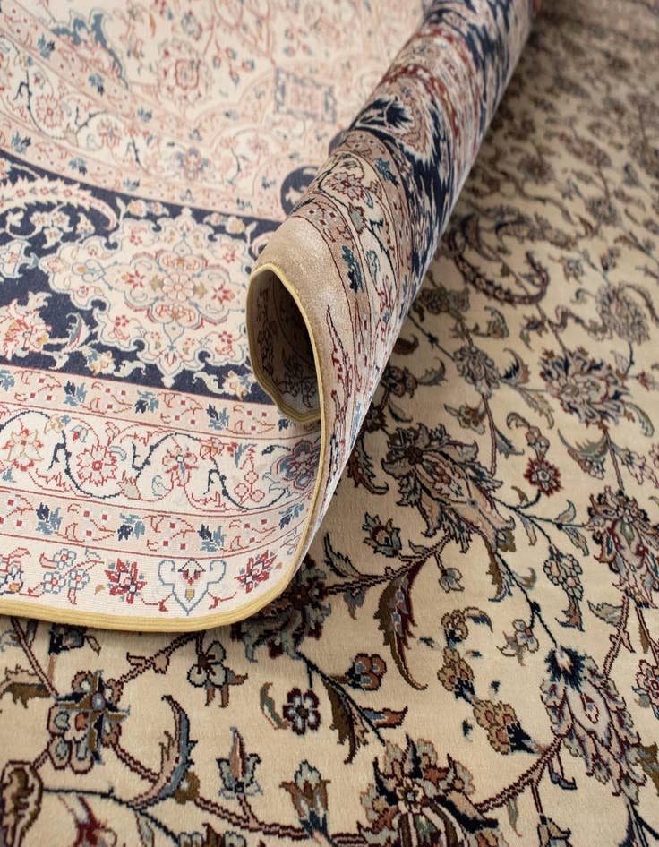 Detail image of  8' 4 x 11' 8  Hand Knotted China Fine Silk Rug