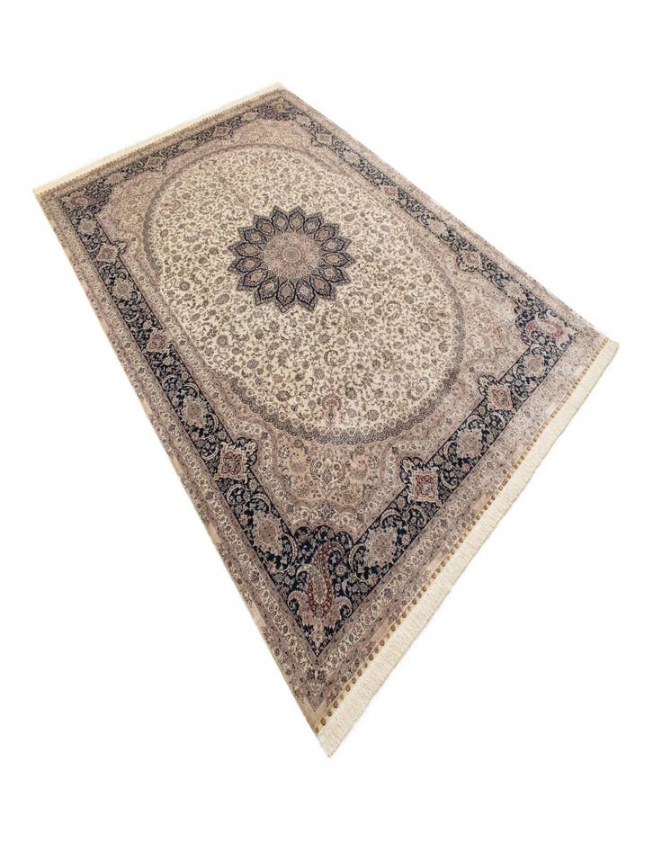 Detail image of  8' 4 x 11' 8  Hand Knotted China Fine Silk Rug