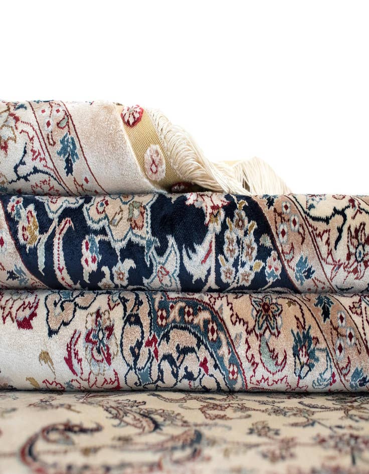 Detail image of  8' 4 x 11' 8  Hand Knotted China Fine Silk Rug