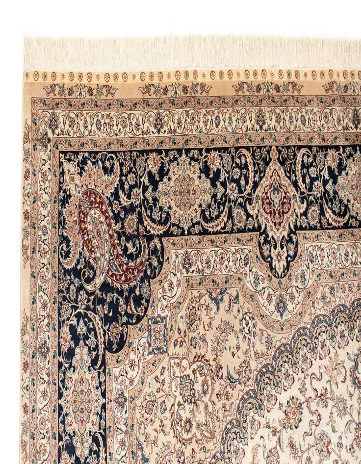 Detail image of  8' 4 x 11' 8  Hand Knotted China Fine Silk Rug