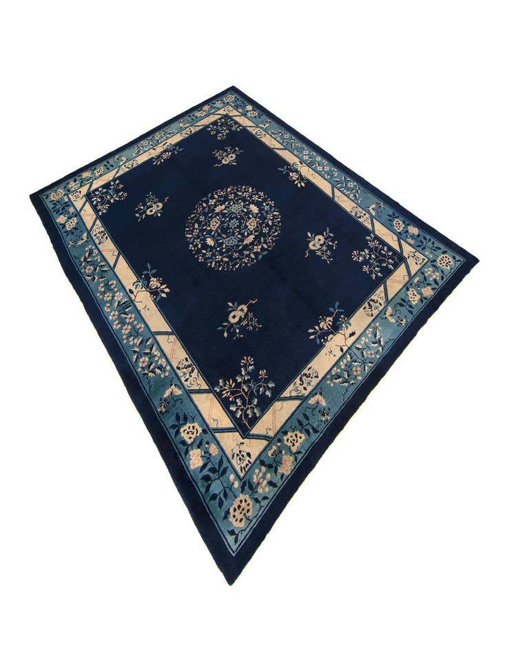 Detail image of  9' 1 x 11' 9  Hand Knotted China Peking Rug