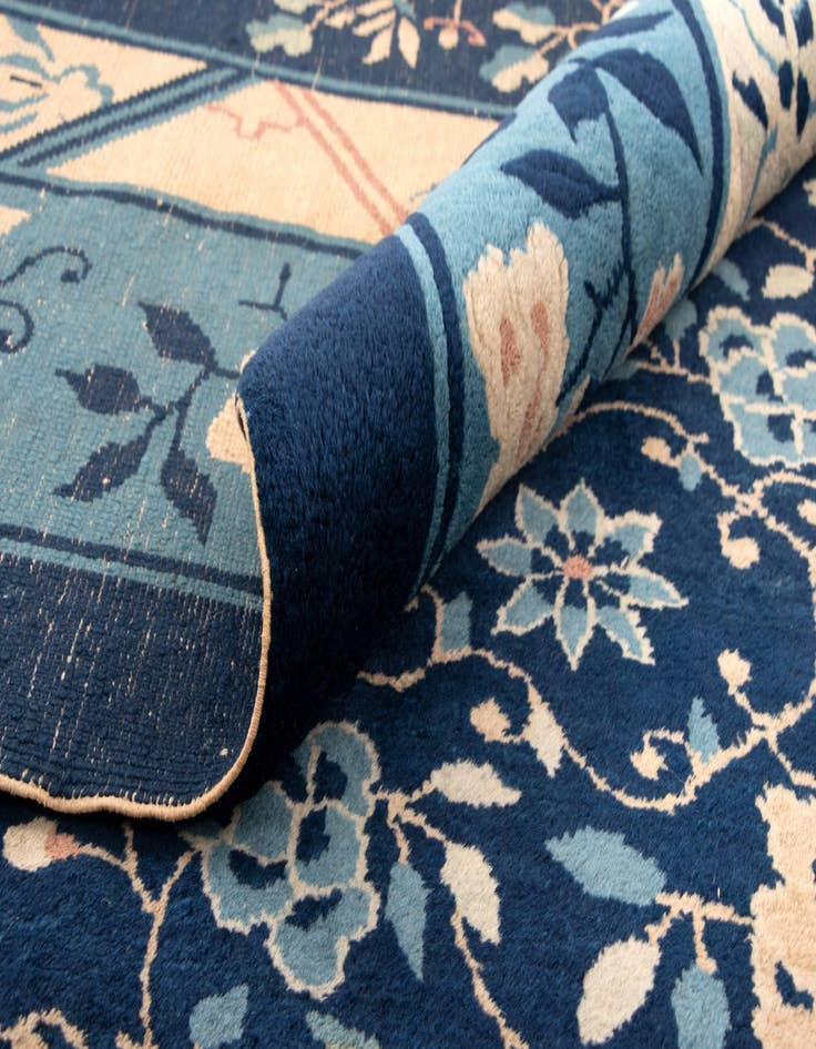 Detail image of  9' 1 x 11' 9  Hand Knotted China Peking Rug