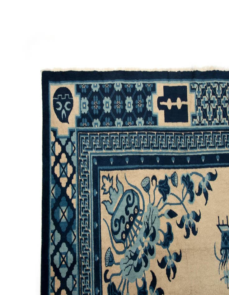 Detail image of  8' 11 x 11' 7  Hand Knotted China Rug