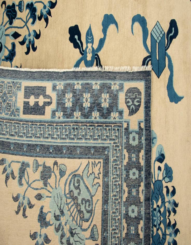 Detail image of  8' 11 x 11' 7  Hand Knotted China Rug