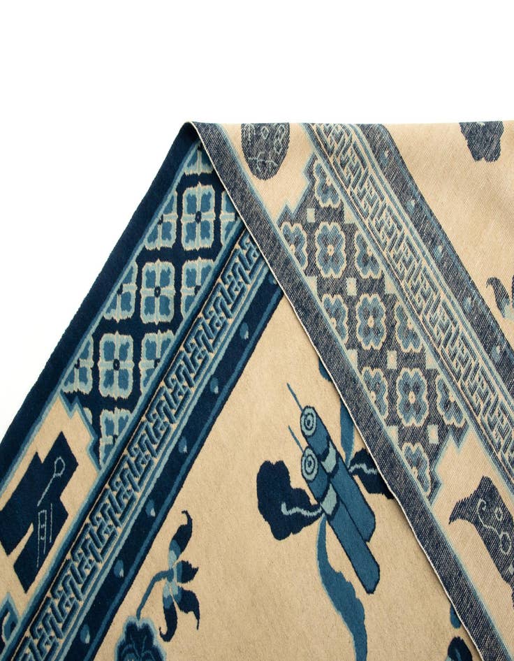 Detail image of  8' 11 x 11' 7  Hand Knotted China Rug