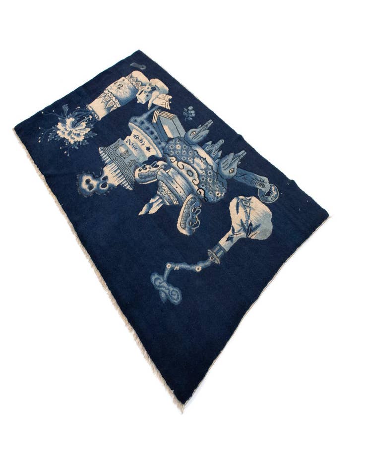 Detail image of  3' 3 x 5' 6  Hand Knotted China Rug