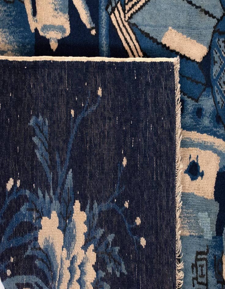 Detail image of  3' 3 x 5' 6  Hand Knotted China Rug