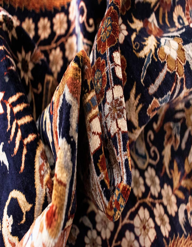 Detail image of  5' 1 x 8' 2 China Silk Rug