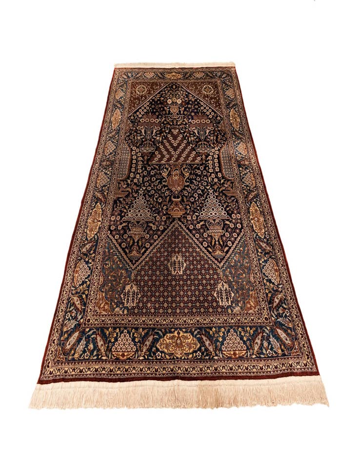 Detail image of  5' 1 x 8' 2 China Silk Rug