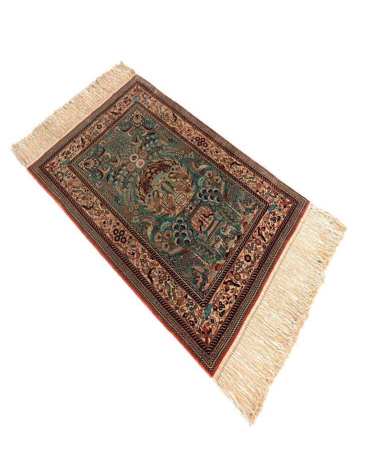 Detail image of 2' x 3' China Silk Rug