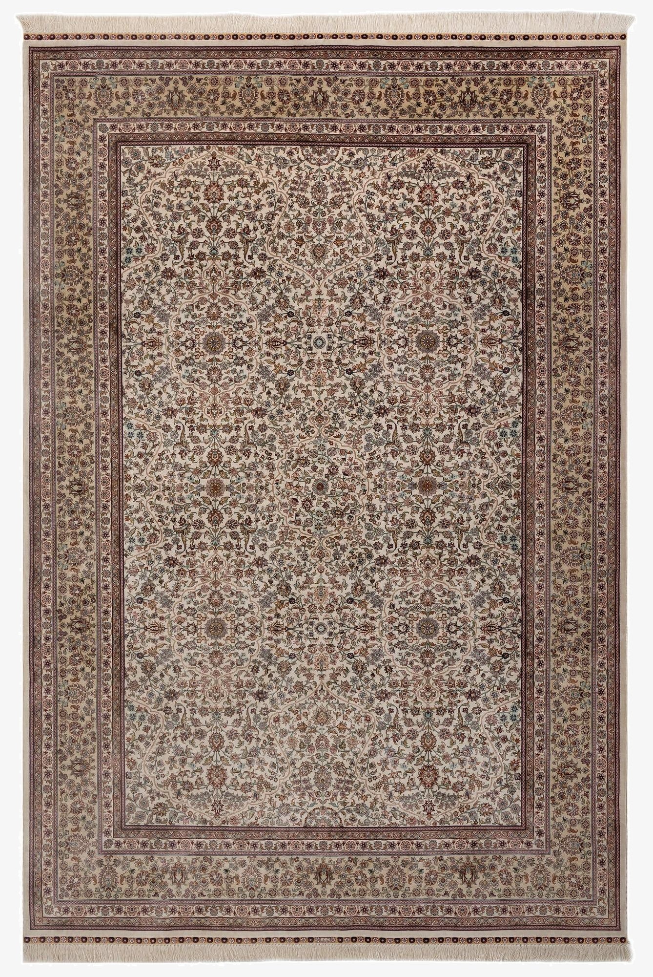  6' 8 x 9' 11 China Silk Rug