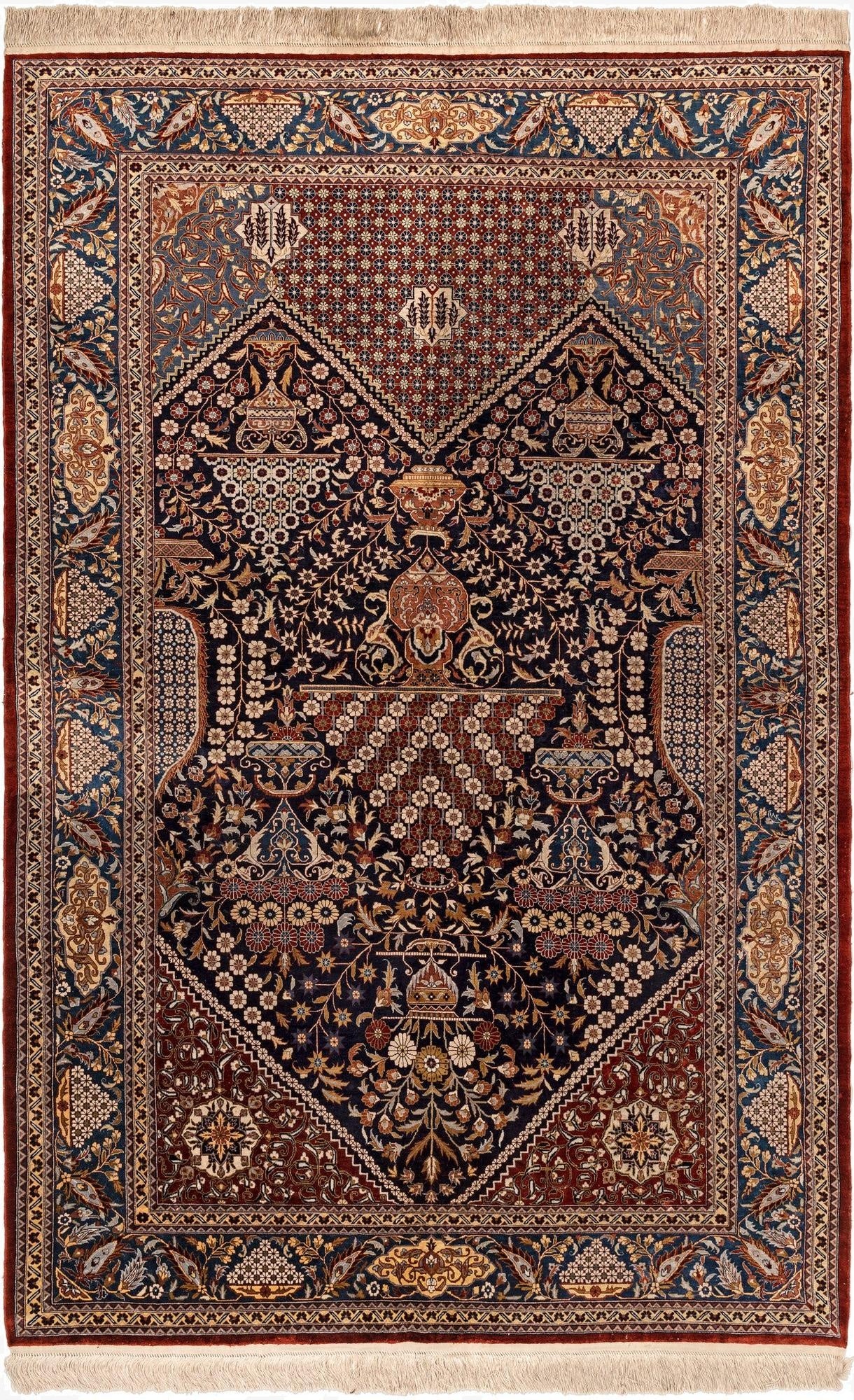  5' 1 x 8' 2 China Silk Rug