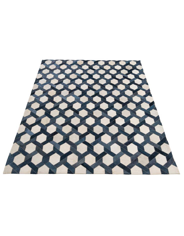 Detail image of  5' x 7' 11 Cowhide - Patchwork Rug