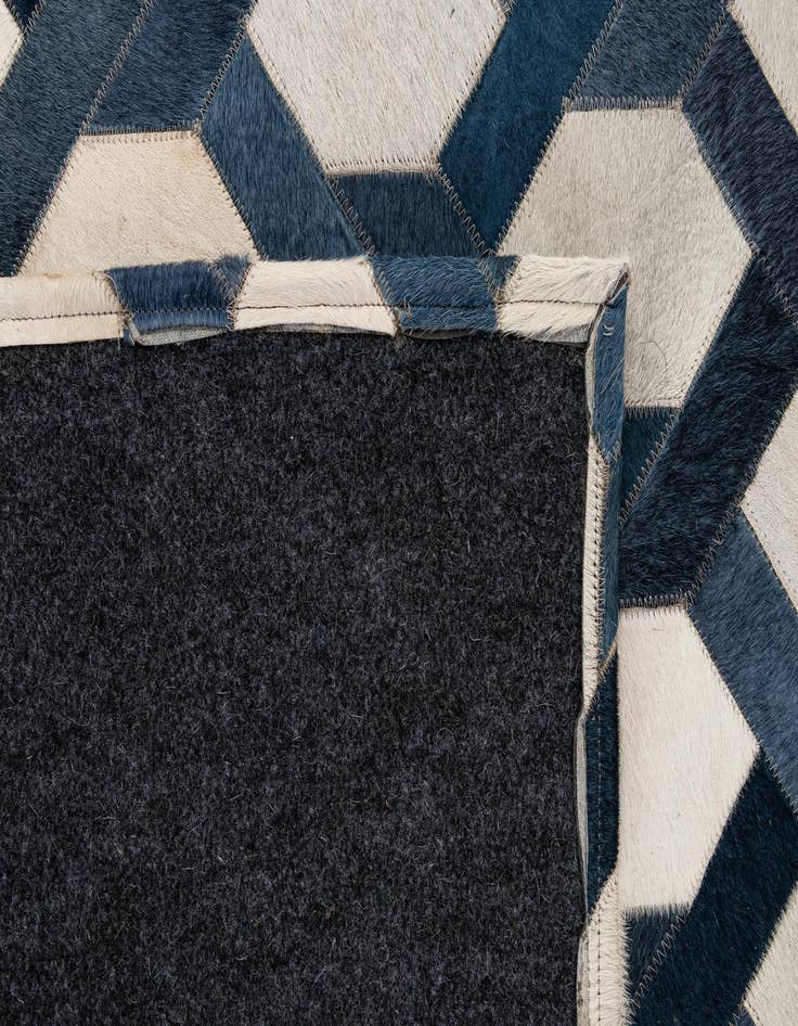 Detail image of  5' x 7' 11 Cowhide - Patchwork Rug