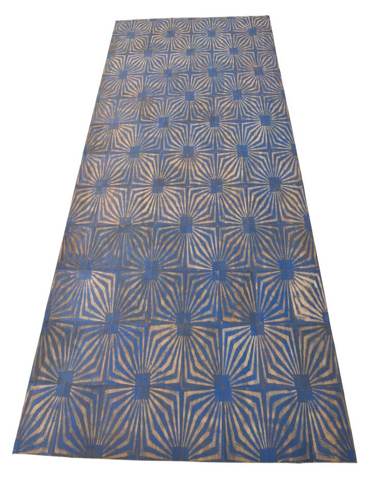 Detail image of  5' 3 x 8' Cowhide Leather Rug