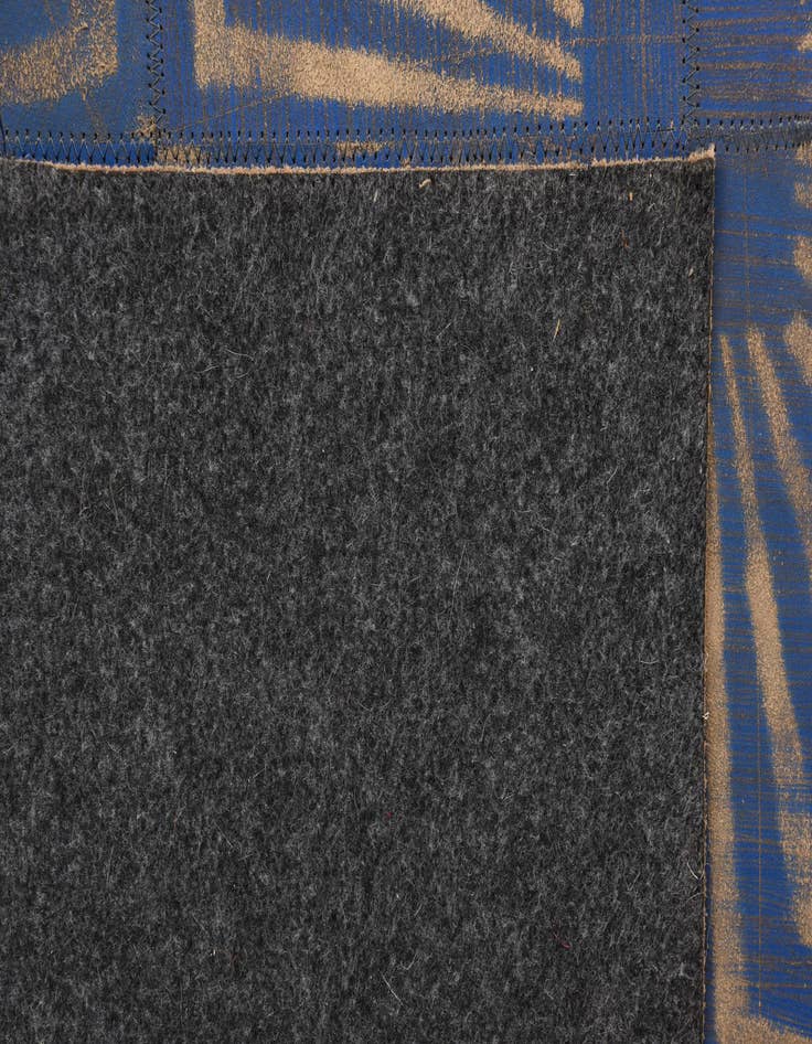 Detail image of  5' 3 x 8' Cowhide Leather Rug