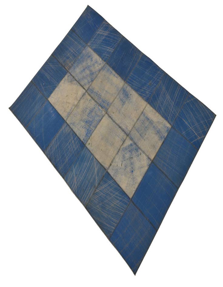 Detail image of  2' x 3' Cowhide Leather Rug