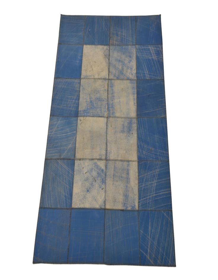 Detail image of  2' x 3' Cowhide Leather Rug