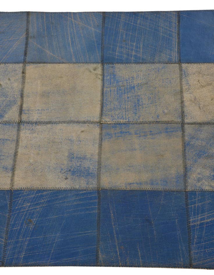 Detail image of  2' x 3' Cowhide Leather Rug