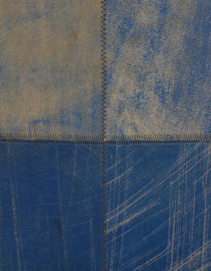 Detail image of  2' x 3' Cowhide Leather Rug