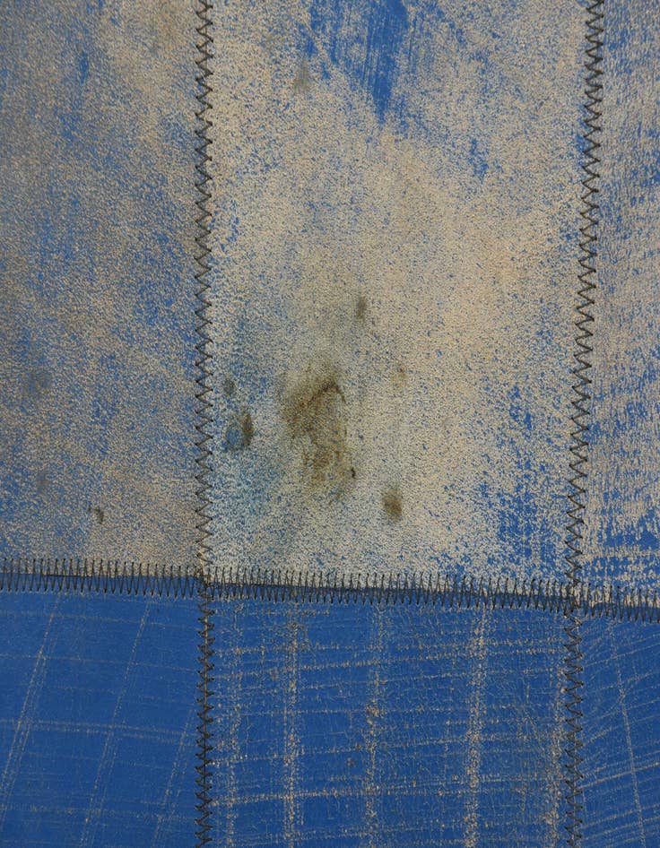 Detail image of  2' x 3' Cowhide Leather Rug