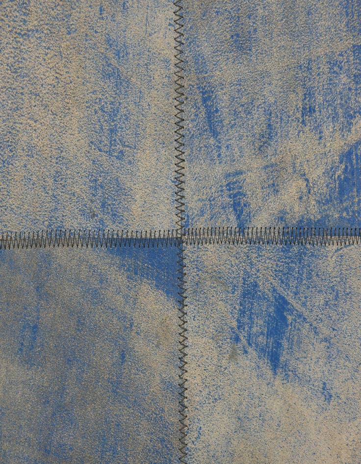 Detail image of  2' x 3' Cowhide Leather Rug