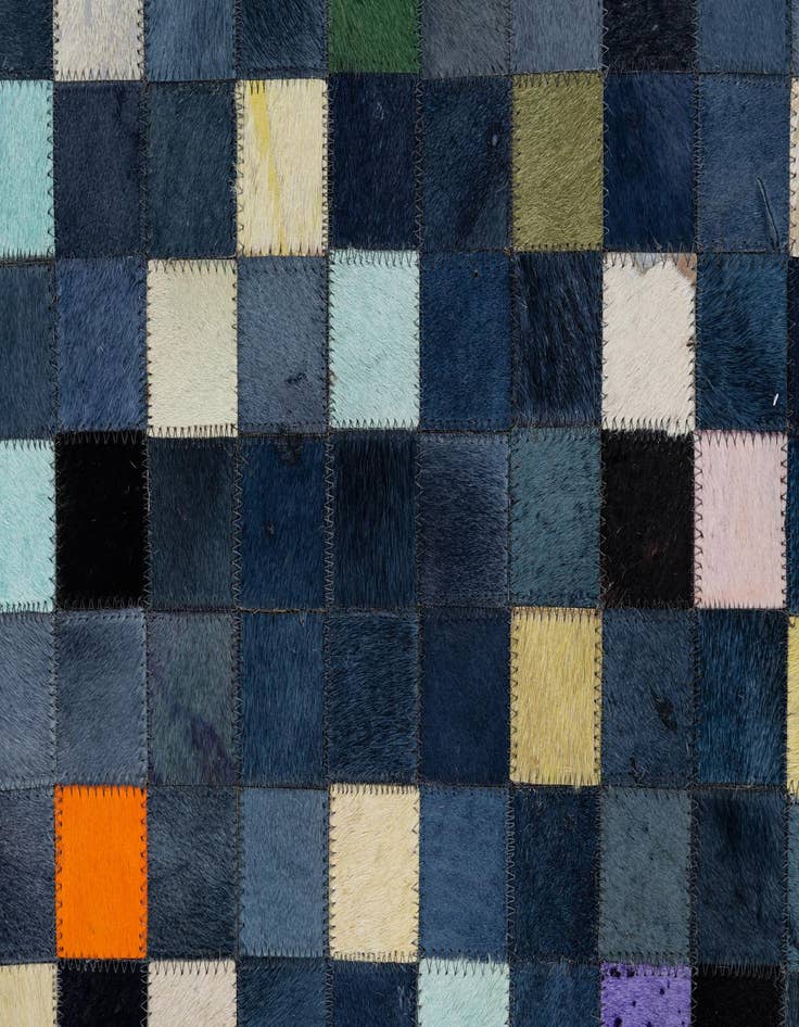 Detail image of  5' x 8' Cowhide Leather Rug