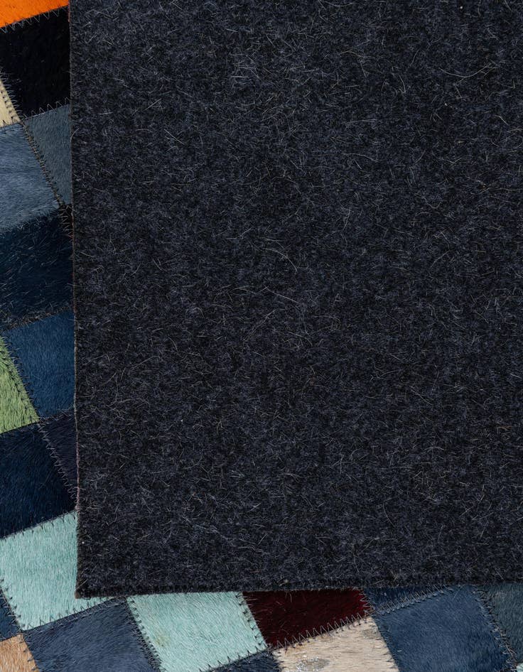 Detail image of  5' x 8' Cowhide Leather Rug