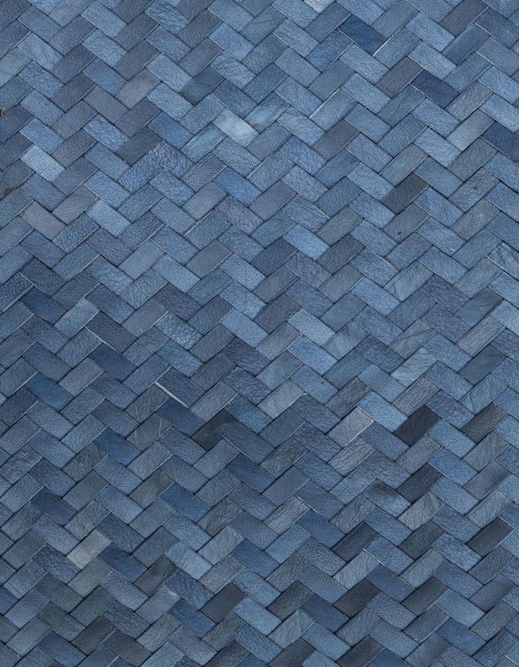 Detail image of  4' x 6' Cowhide Leather Rug