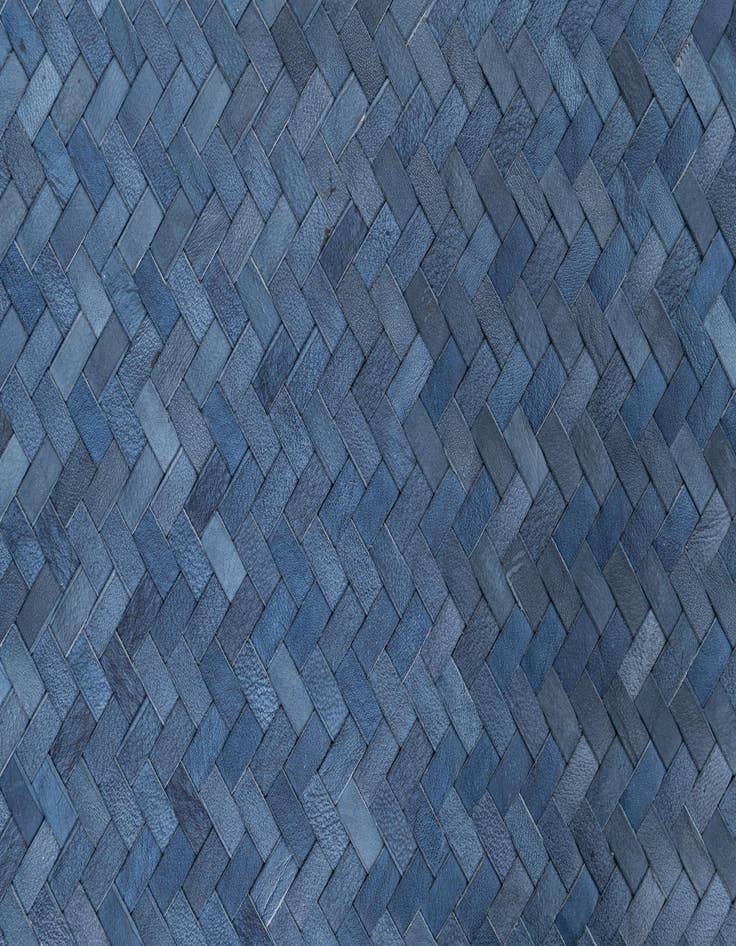 Detail image of  4' x 6' Cowhide Leather Rug