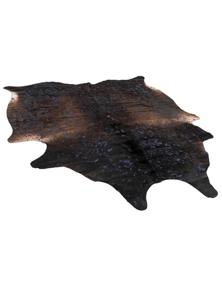 Detail image of  6' 2 x 6' 10 Cowhide Leather Rug